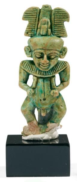ÉGYPTE
AMULETTE REPRÉSENTANT DE DIEU PTAH-PATÈQUE....
