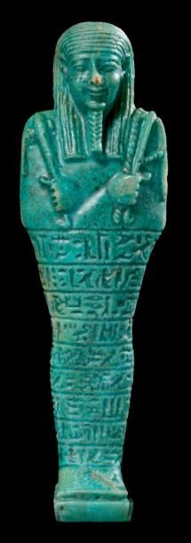 ÉGYPTE
OUSHEBTI AU NOM DU PRÊTRE D'ISIS NESPTAH,...