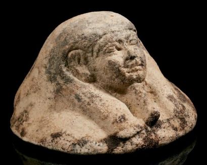 ÉGYPTE
BOUCHON DE VASE CANOPE à l'effigie...