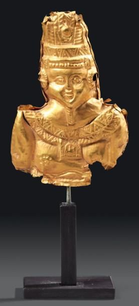 ÉGYPTE
PENDENTIF REPRÉSENTANT LE BUSTE D'AMON-RÊ,...