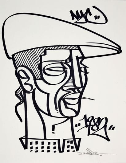 DOZE GREEN (Born 1964)
Portrait
Marker on...
