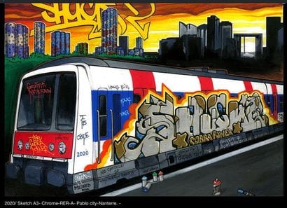 SHUCK2 (born 1972)
Sketch, RER, Pablo City...