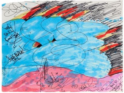COMET TC5 
(John Russo)
1987
Felt pen and...