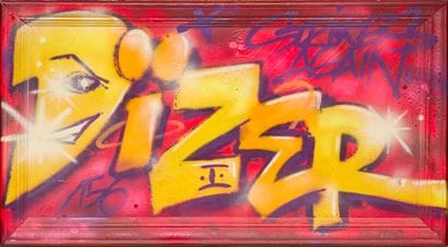 DIZER (Born 1977)
Strike Again, 2009
Aerosol...