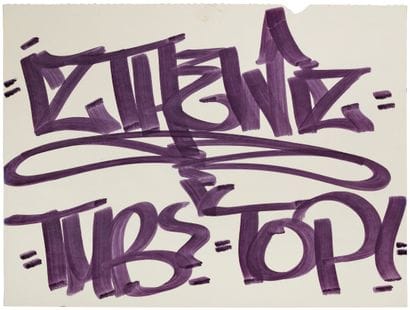 IZ THE WIZ (Michael Martin, 1958 - 2009)
Marker...