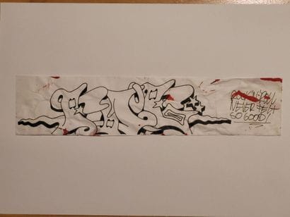 l 
FUME
Sketch, 1992 
Painted in 1992 in...
