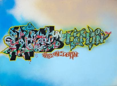 STEM (Born 1972)
Latin Lingo, 1992
Acrylic...
