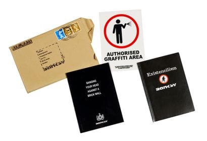 BANKSY (Born 1974)
Set of two very rare books...
