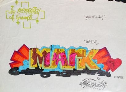 BOOTS119 (Mark Exposito) 
Sketch, 1978
22.86...