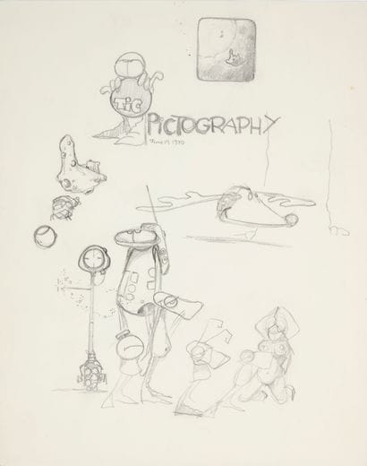 VAUGHN BODE (Born July 22, 1941) 
Pictography,...