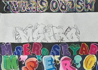 MSER1
Sketch
Felt pen, pencil and posca on...