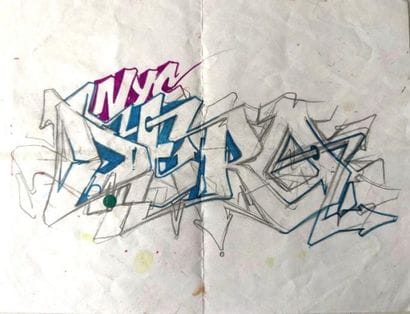 DERO, Blue Asencio (Born 1968)
Sketch, 1990
Pencil...