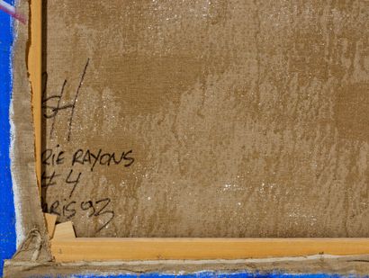 ASH says, Victor ASH
Rayons #4 series, 1993
Acrylic...