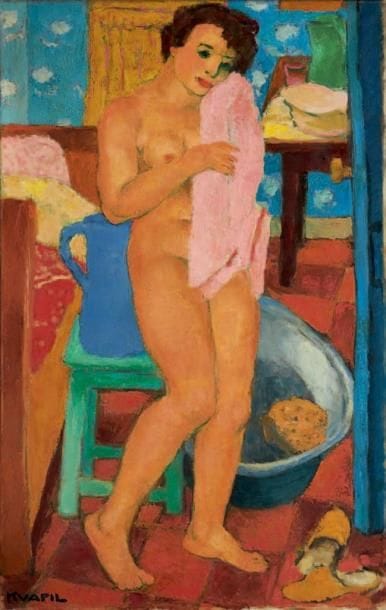 Charles KVAPIL (1884-1957)
La toilette à...