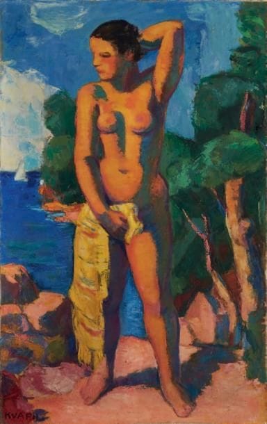 Charles KVAPIL (1884-1957)
Nu Huile sur toile....