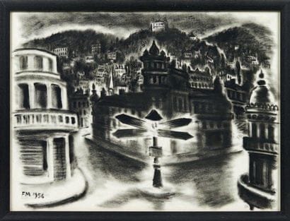 FRANS MASEREEL (1889-1972)
Paysage imaginaire,...