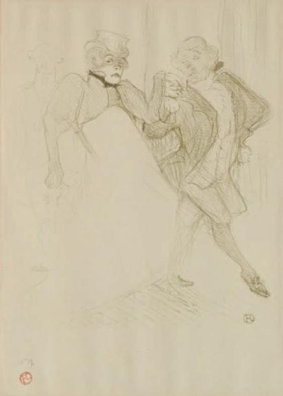 HENRI DE TOULOUSE LAUTREC (1864-1901)
Réjane...