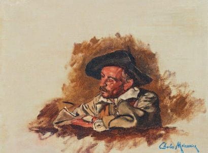 CHARLES MEISSONIER (1848-1917)
Portrait d'homme...