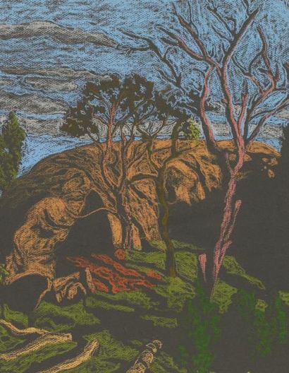 JACK BEAL (NÉ EN 1931)
Hutton's rock, 1972...