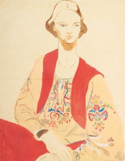 ALFRED LOUIS COURMES (1898-1993)
Portrait...