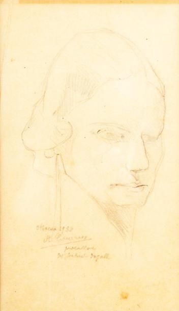 ALFRED LOUIS COURMES (1898-1993)
Portrait...