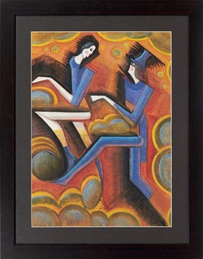 HUGO SCHEIBER (1873-1950)
Scène de cirque...