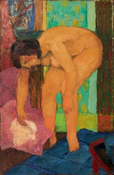 CHARLES KVAPIL (1884-1957)
Nu Huile sur panneau...