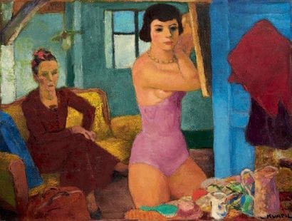CHARLES KVAPIL (1884-1957)
La trapéziste...