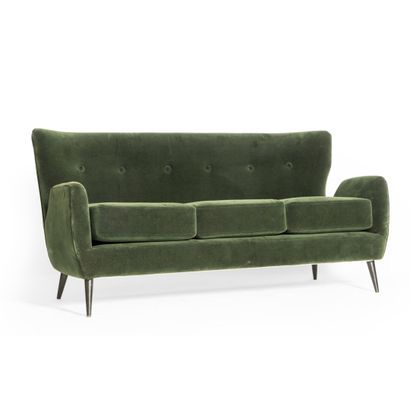 Carlo HAUNER (1927-1997)
Sofa in wood and...