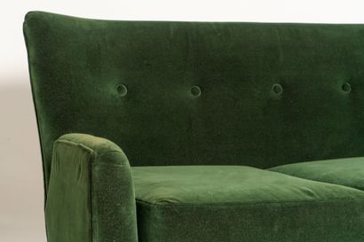 Carlo HAUNER (1927-1997)
Sofa in wood and...