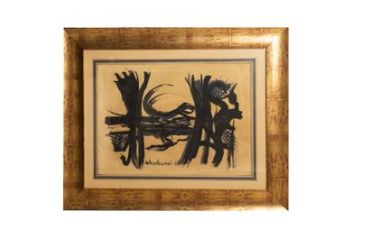 Jelali GHARBAOUI (1930-1971)
Composition
Watercolor...