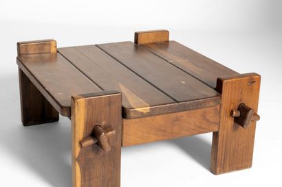 Jean GILLON (1919-2007)
Solid wood coffee...