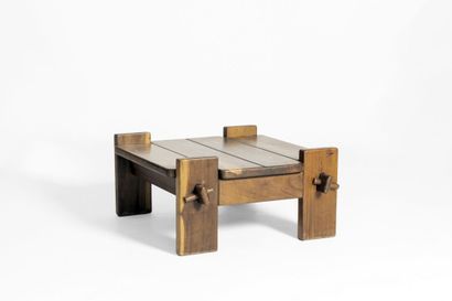 Jean GILLON (1919-2007)
Solid wood coffee...