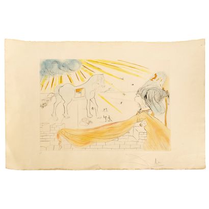 Salvador DALI (1904-1989)
Helen and the Trojan...