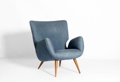 Carlo HAUNER (1927-1997)
Caviuna wood and...