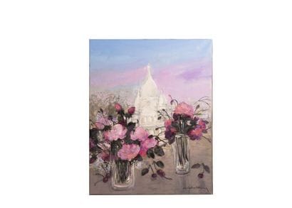 Michel HENRY (1928-2016)
The Sacred Heart
Oil...