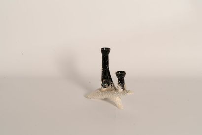 TUPY ceramic
Free-form vase with two necks...
