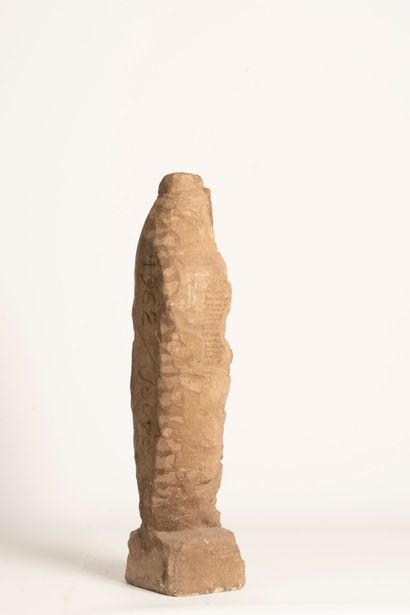 Georges JOUVE (1910-1964) 
Virgin and Child
Stone...