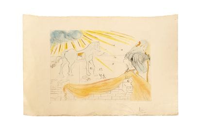 Salvador DALI (1904-1989)
Helen and the Trojan...