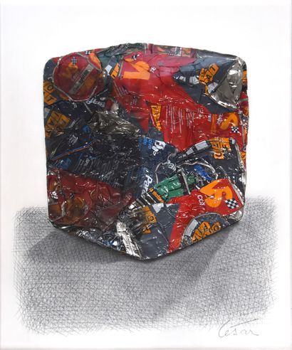 CÉSAR (1921-1998)
Portrait of compression,...