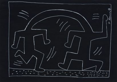 Keith HARING (1958-1990)
Untitled, 1984
White...