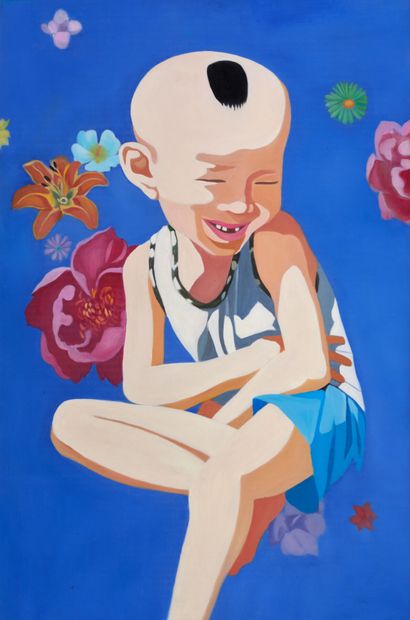CHEN MING FENG (Born 1957)
Smiling seated...