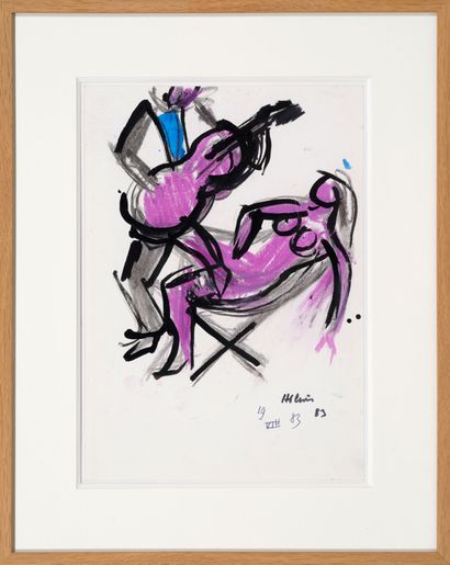 Jean HÉLION (1904-1987)
The Guitar Player,...