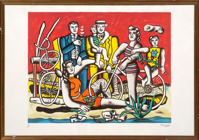 Fernand LÉGER (1881-1955)
Color lithograph
Signed...
