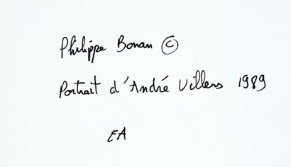 Philippe BONAN (Born 1968)
André Villers,...