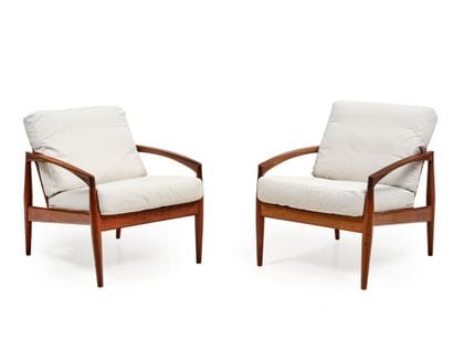 KAI KRISTIANSEN (1910-1975)
Pair of armchairs...