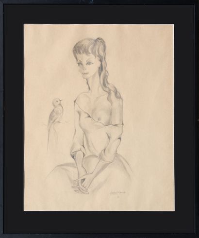 Yves SAINT-LAURENT (1936-2008)
Portrait of...