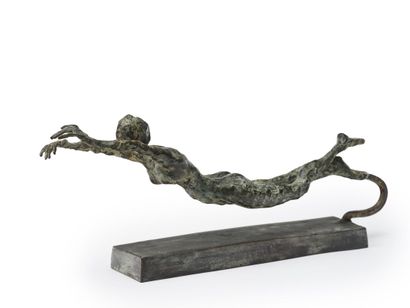 Mustafa ALI (Born 1956)
The swimmer, 2009
Bronze...
