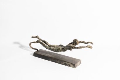 Mustafa ALI (Born 1956)
The swimmer, 2009
Bronze...