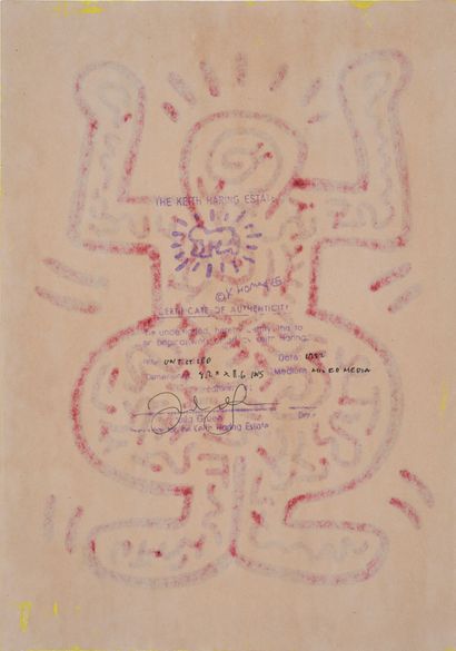 Keith HARING (1958-1990)
Untitled, 1982
Gray...
